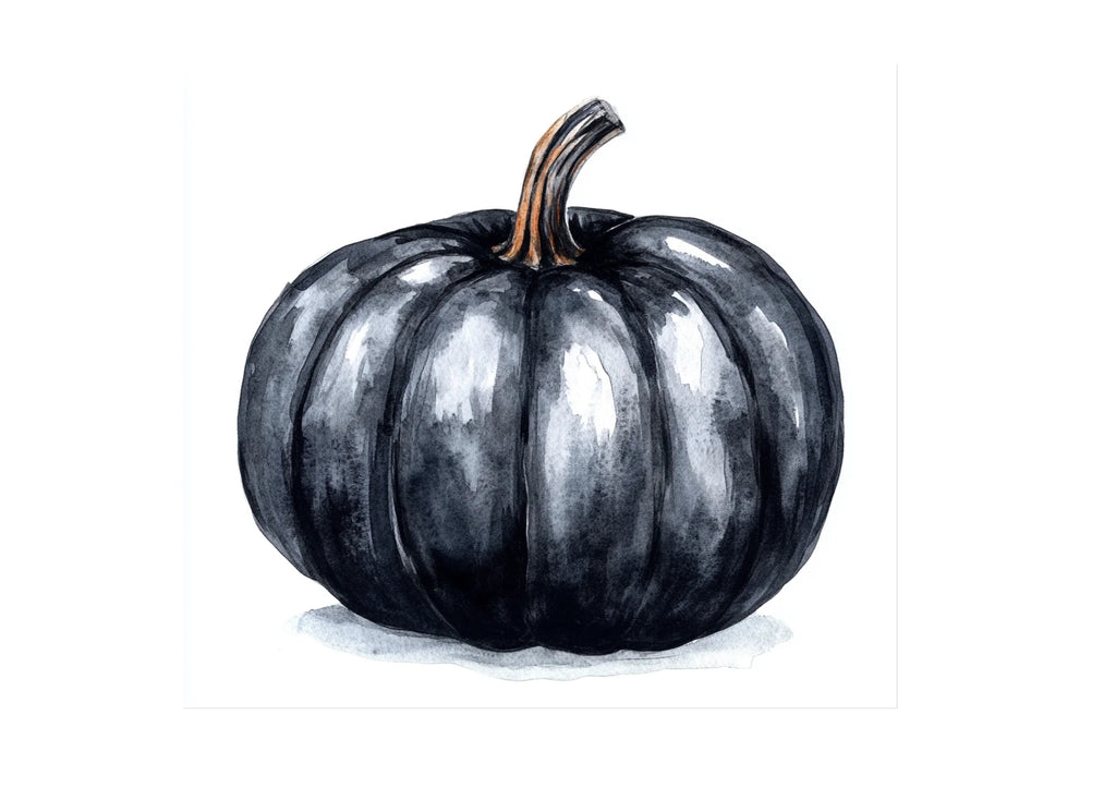 Black Pumpkins Clipart Bundle