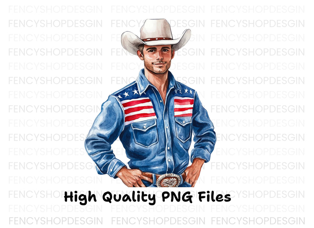 American Cowboy Clipart Bundle