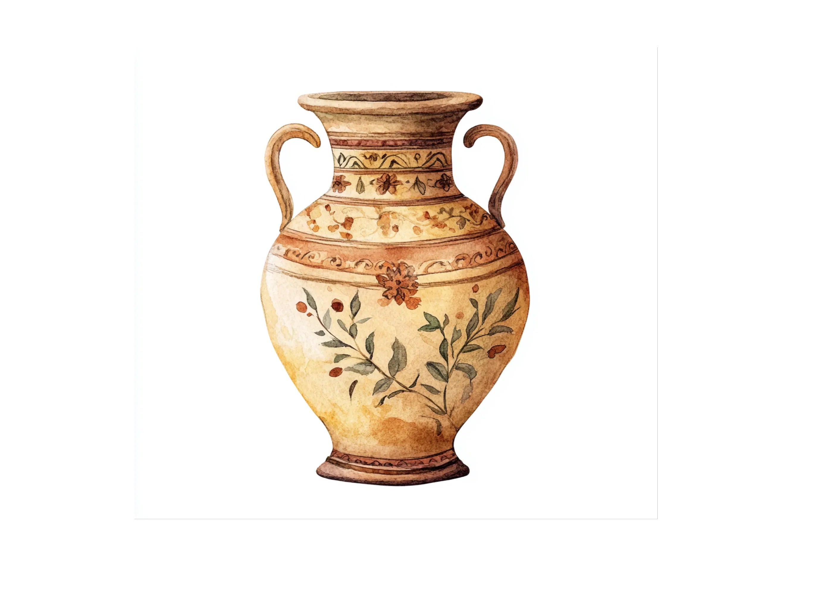 Ancient Greek Vases Clipart Bundle