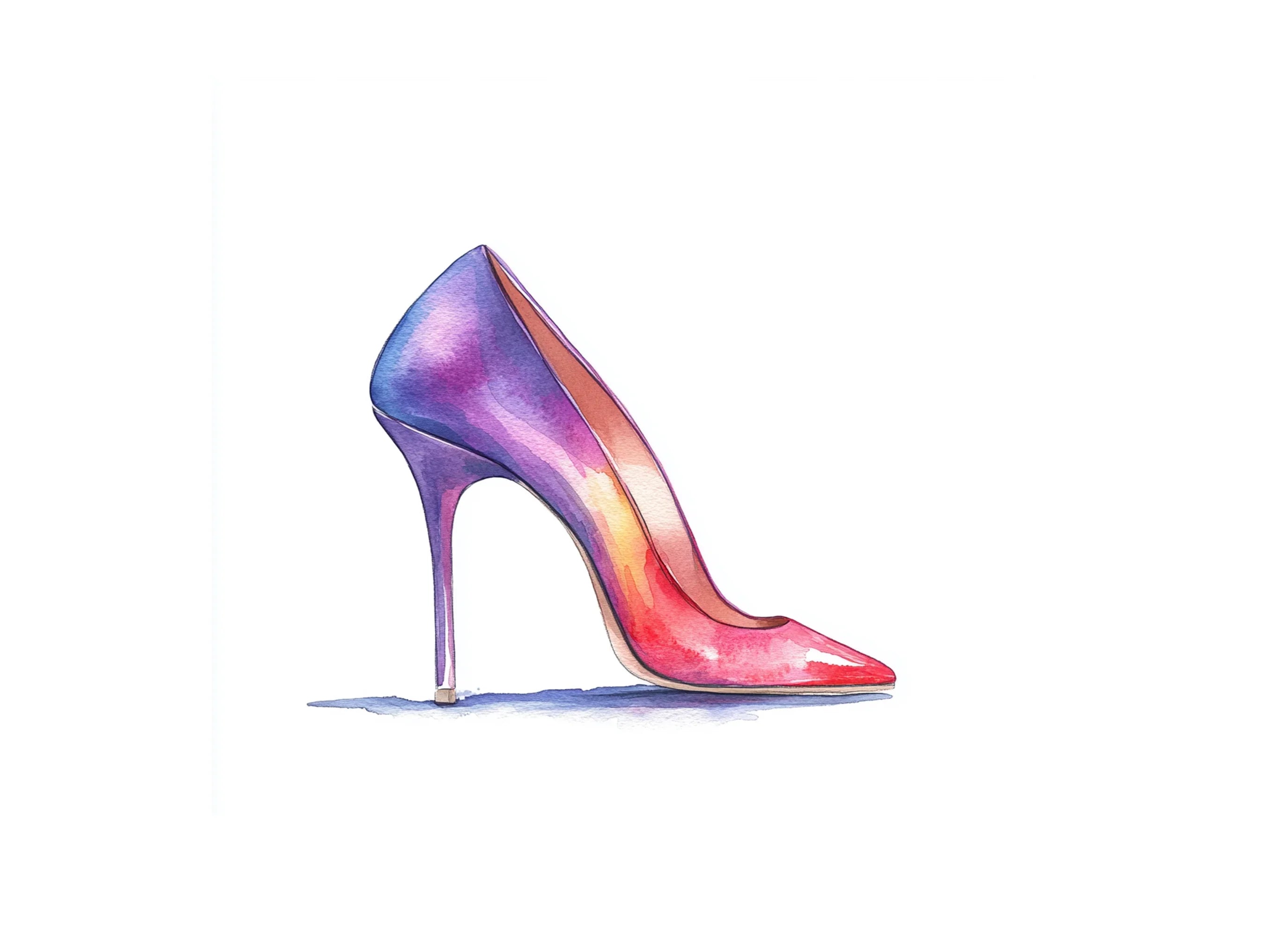 Vibrant High Heels Clipart Bundle