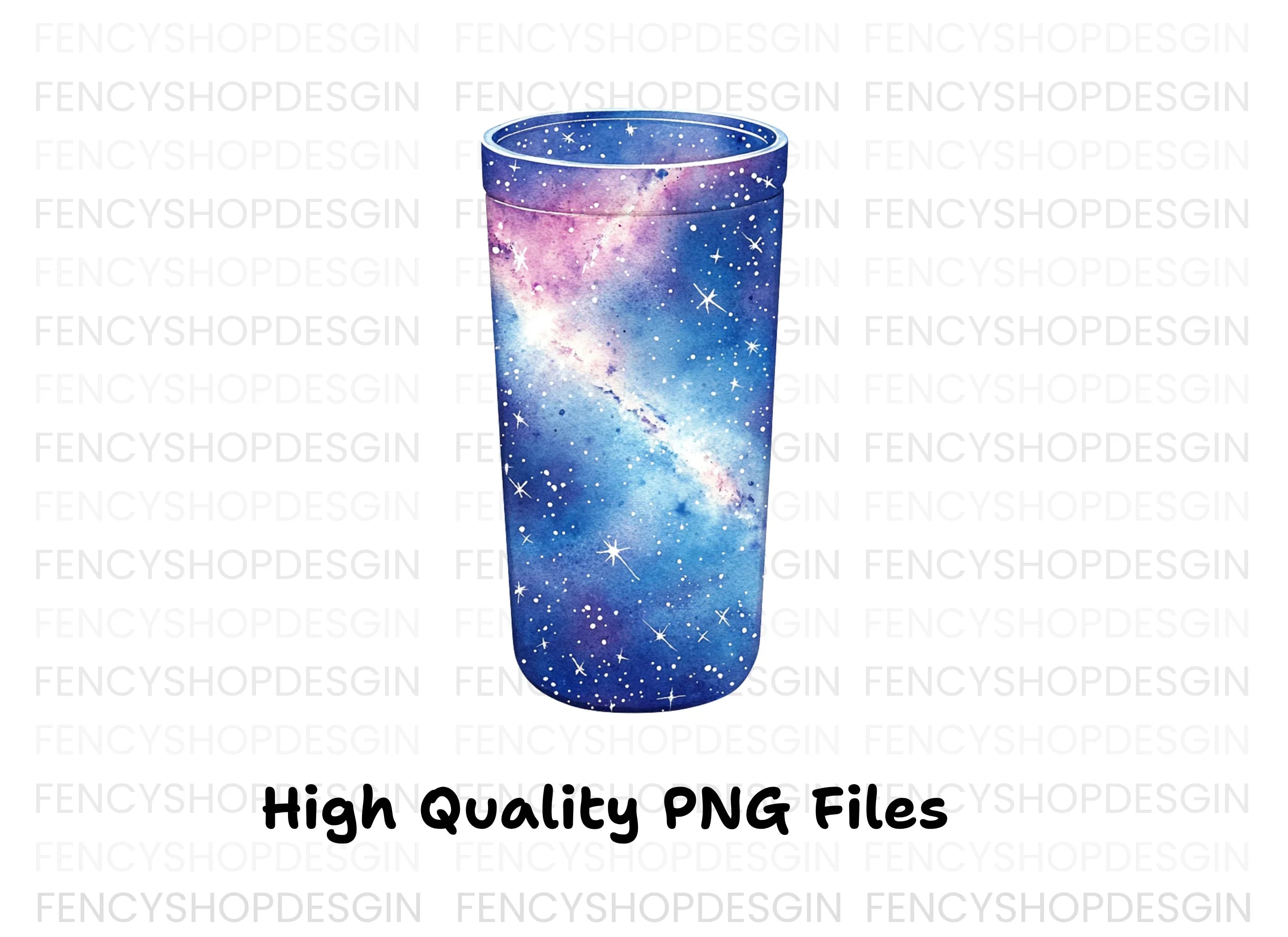 Galaxy Tumbler Clipart Bundle