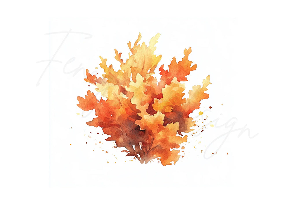 Autumn Leaves Clipart Bundle