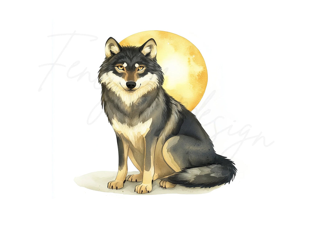 Wolf Clipart Bundle