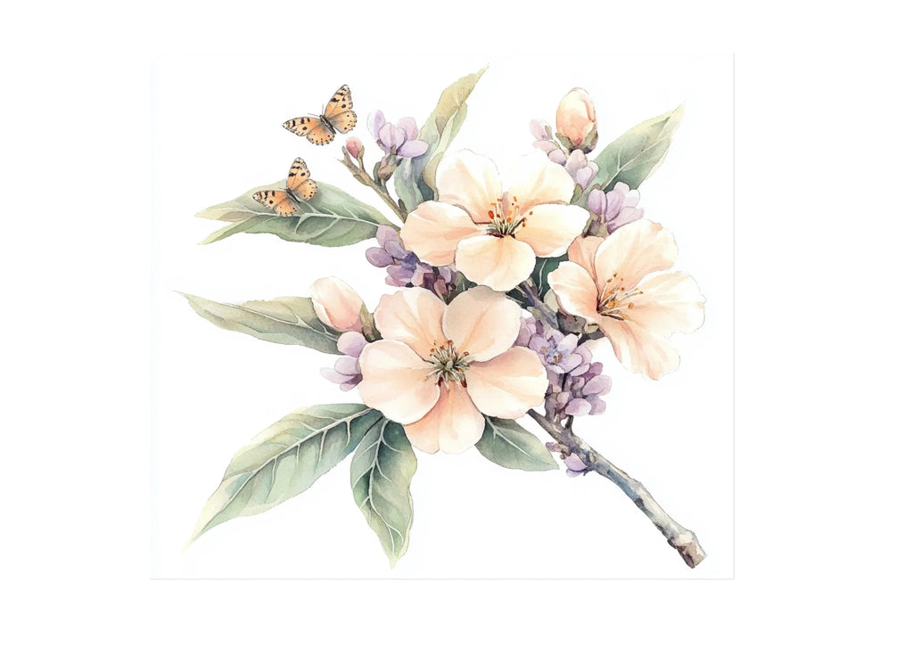 Butterfly Floral Clipart Bundle