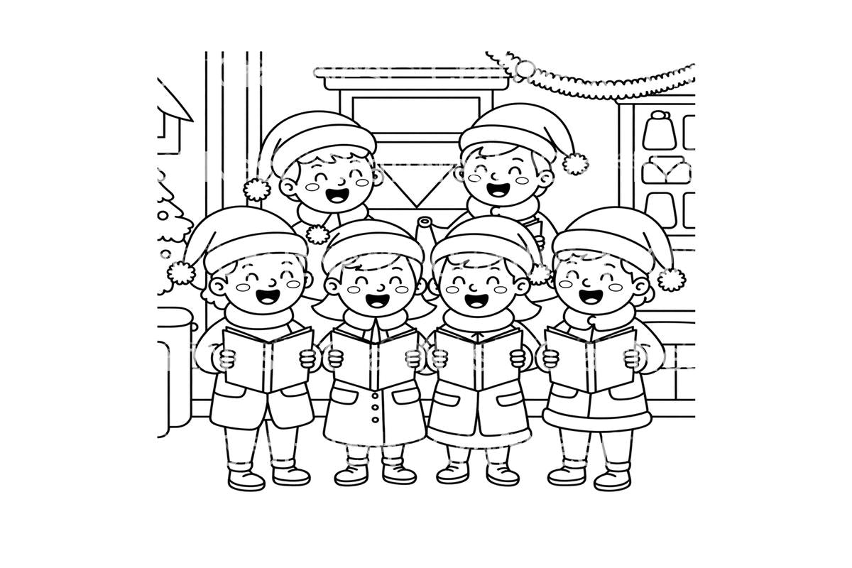Christmas Tree Decorating Fun Coloring Books