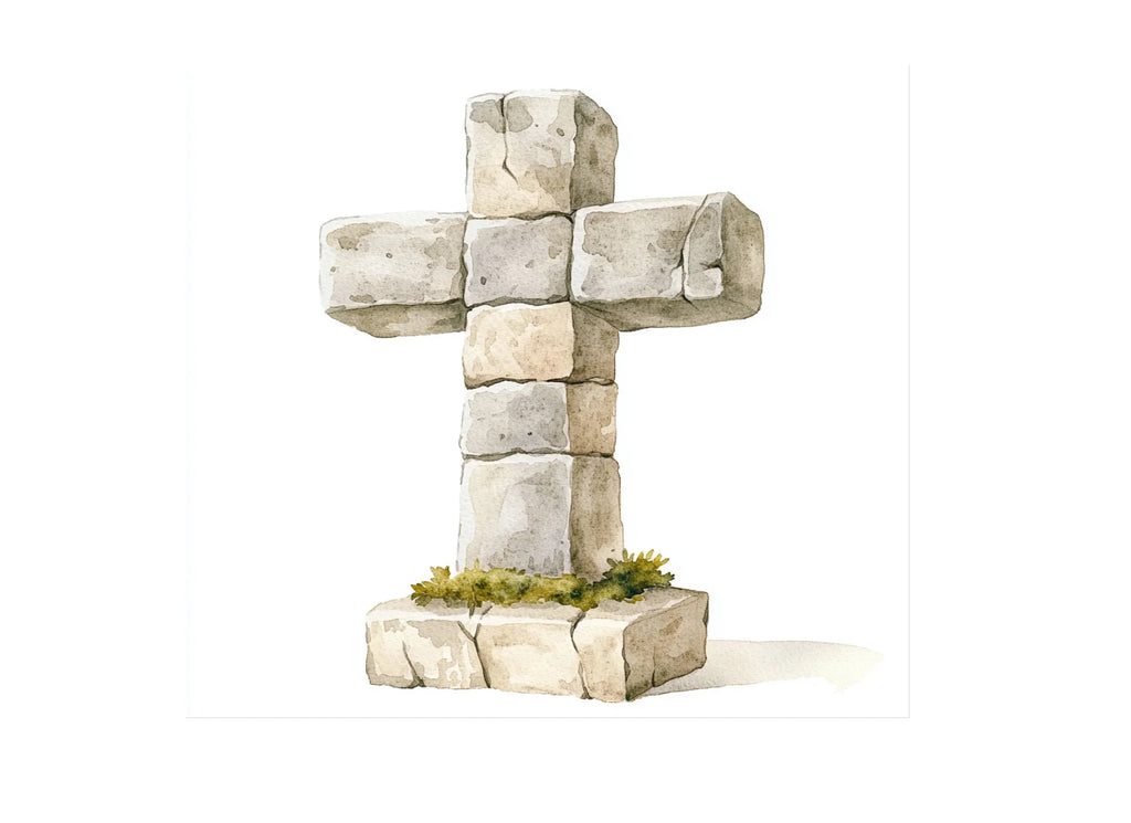 Stone Celtic Crosses Clipart Bundle