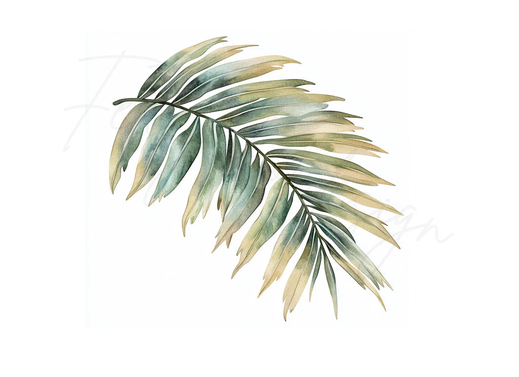 Tropical Leaves Clipart Bundle