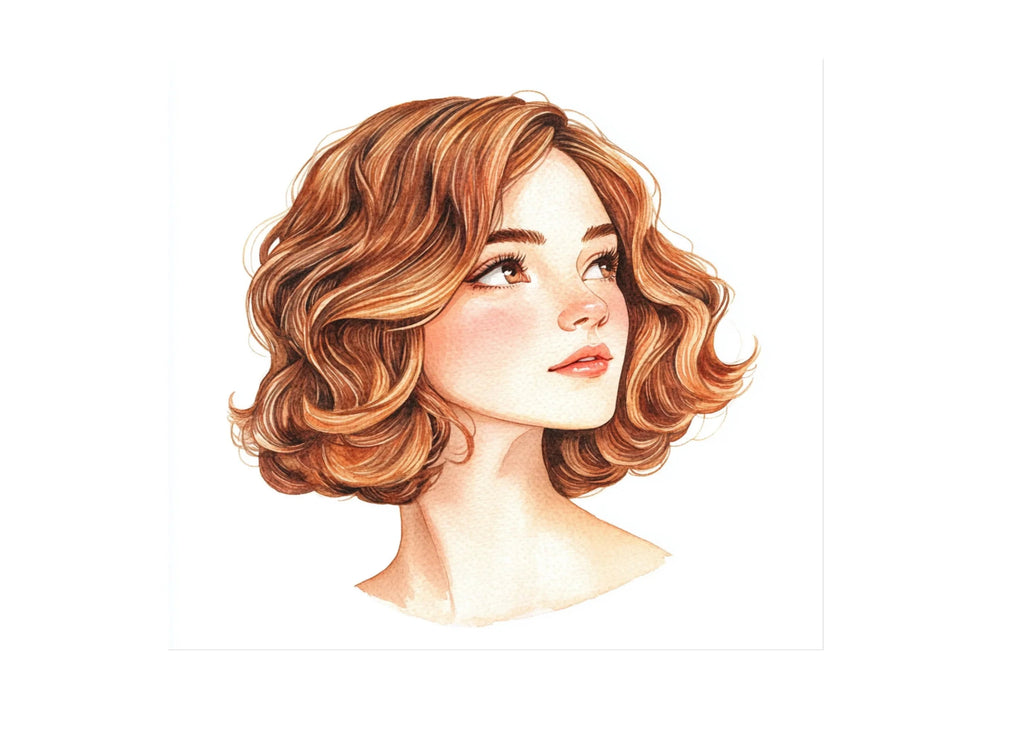 Charming Bob Haircut Clipart Bundle