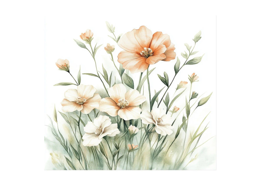 Wildflower Meadow Clipart Bundle