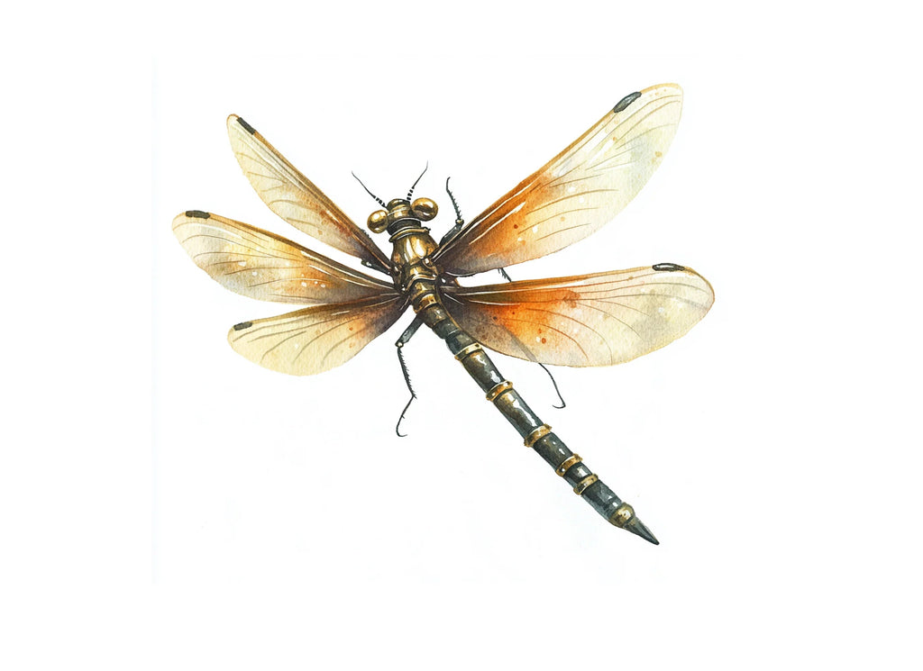 Elegant Dragonfly Clipart Bundle