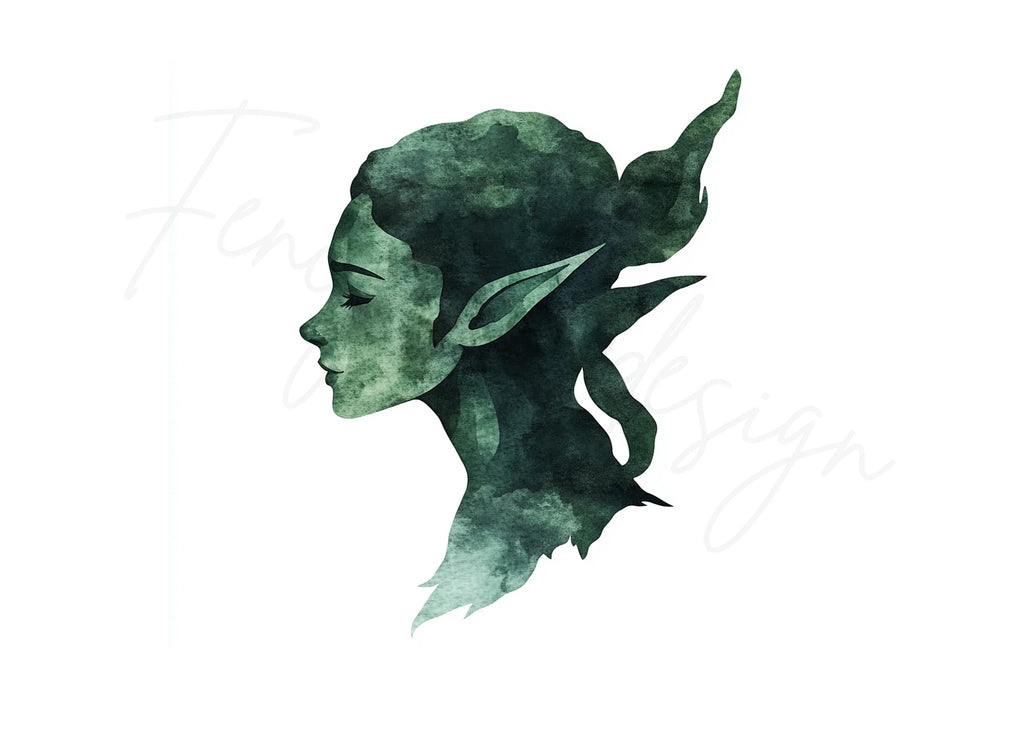 Mystical Forest Elf Clipart Bundle