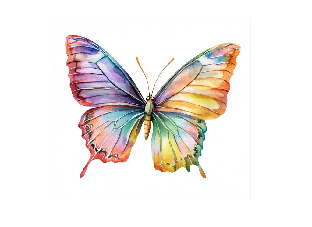Vibrant Butterfly Clipart Bundle