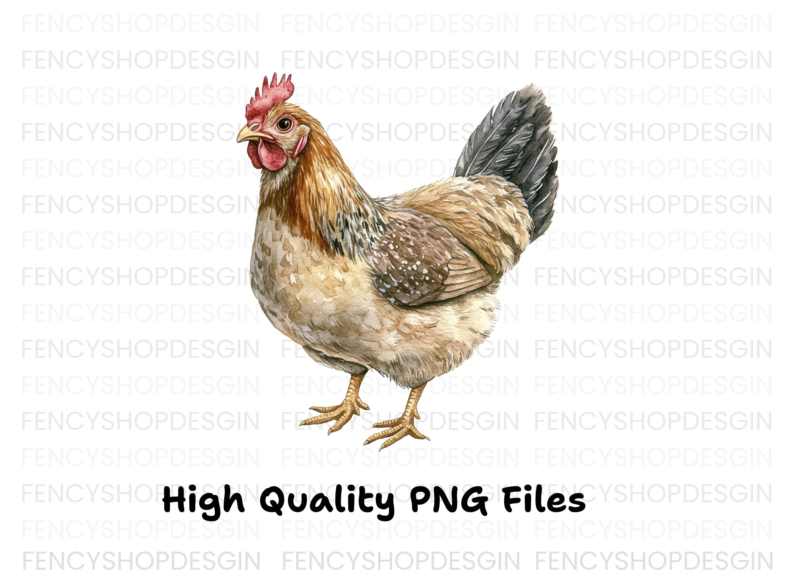 Chicken Illustration Clipart Bundle