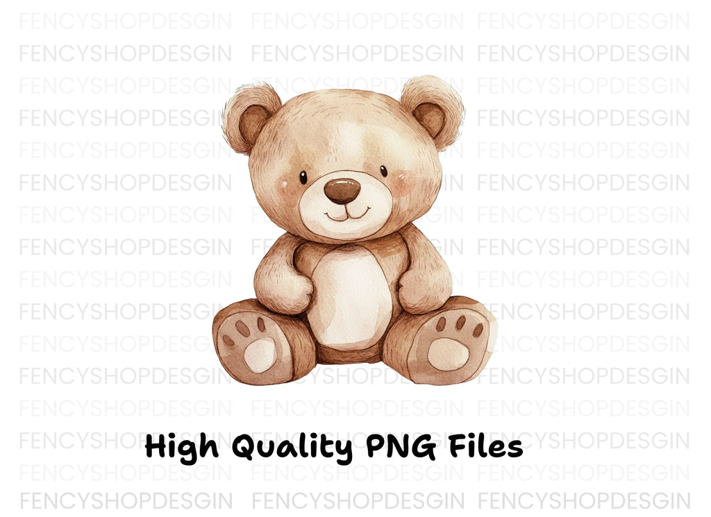 Cute Teddy Bear Clipart Bundle