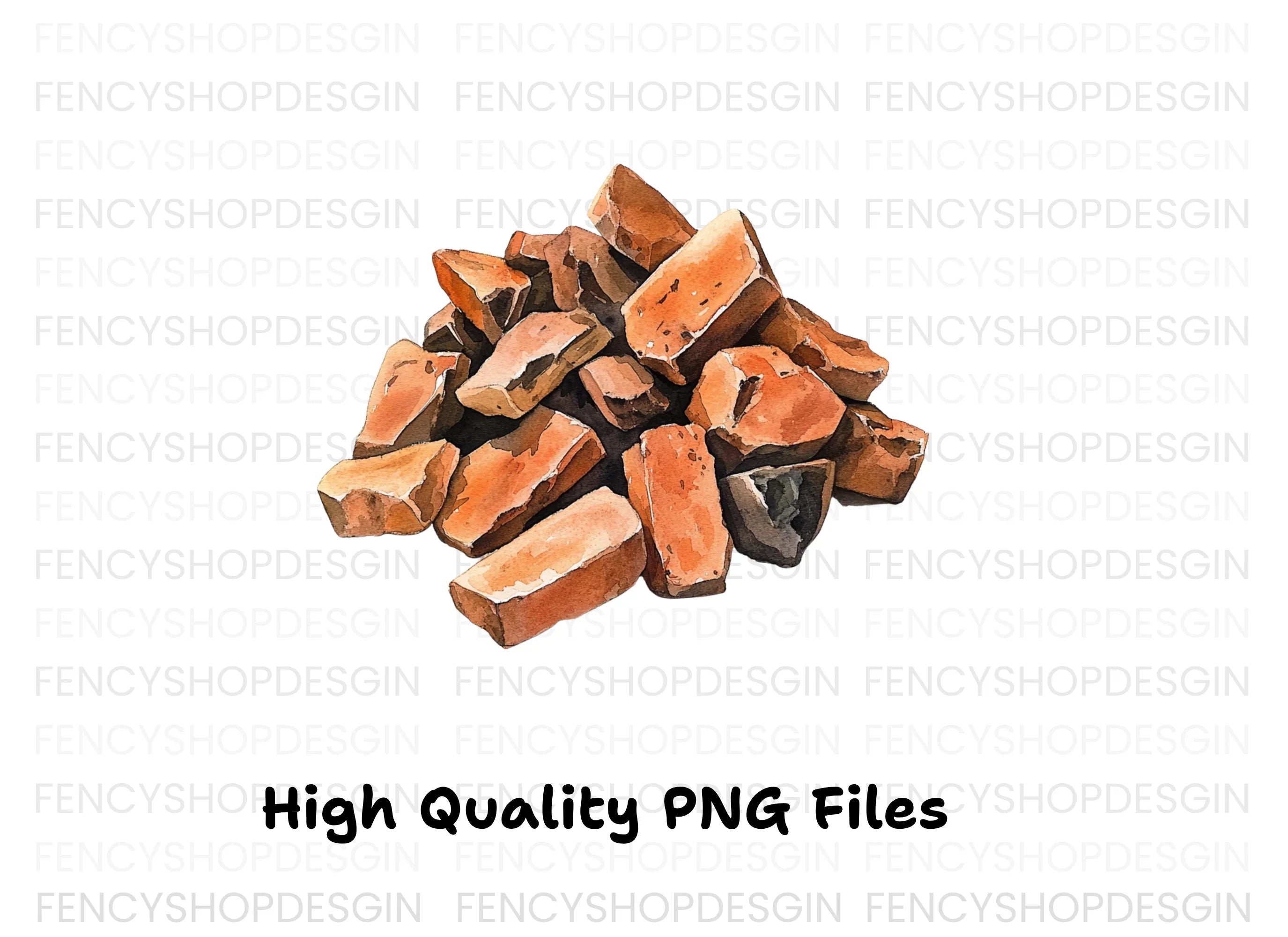 Piles of Bricks Clipart Bundle