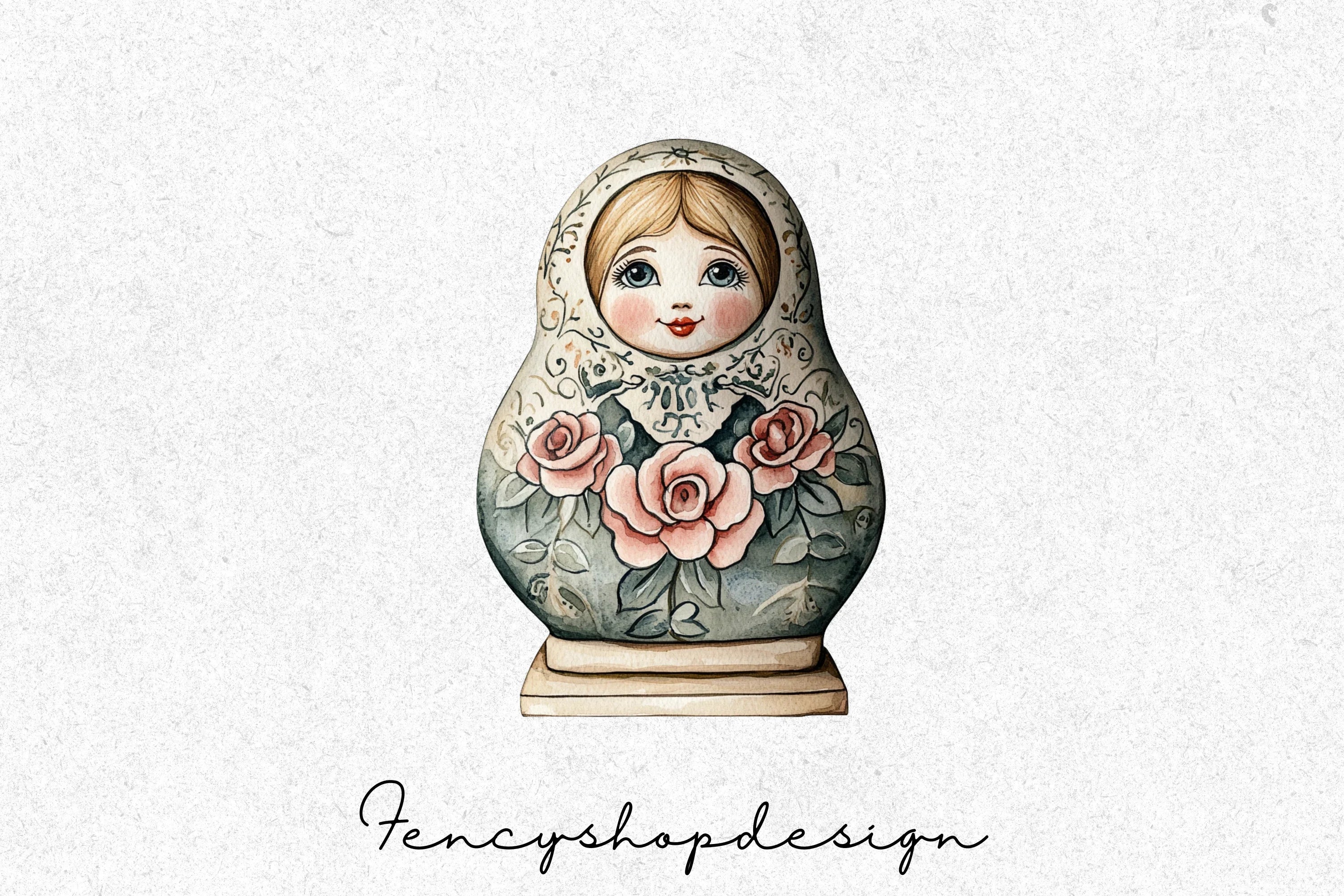 Matryoshka Dolls Clipart Bundle