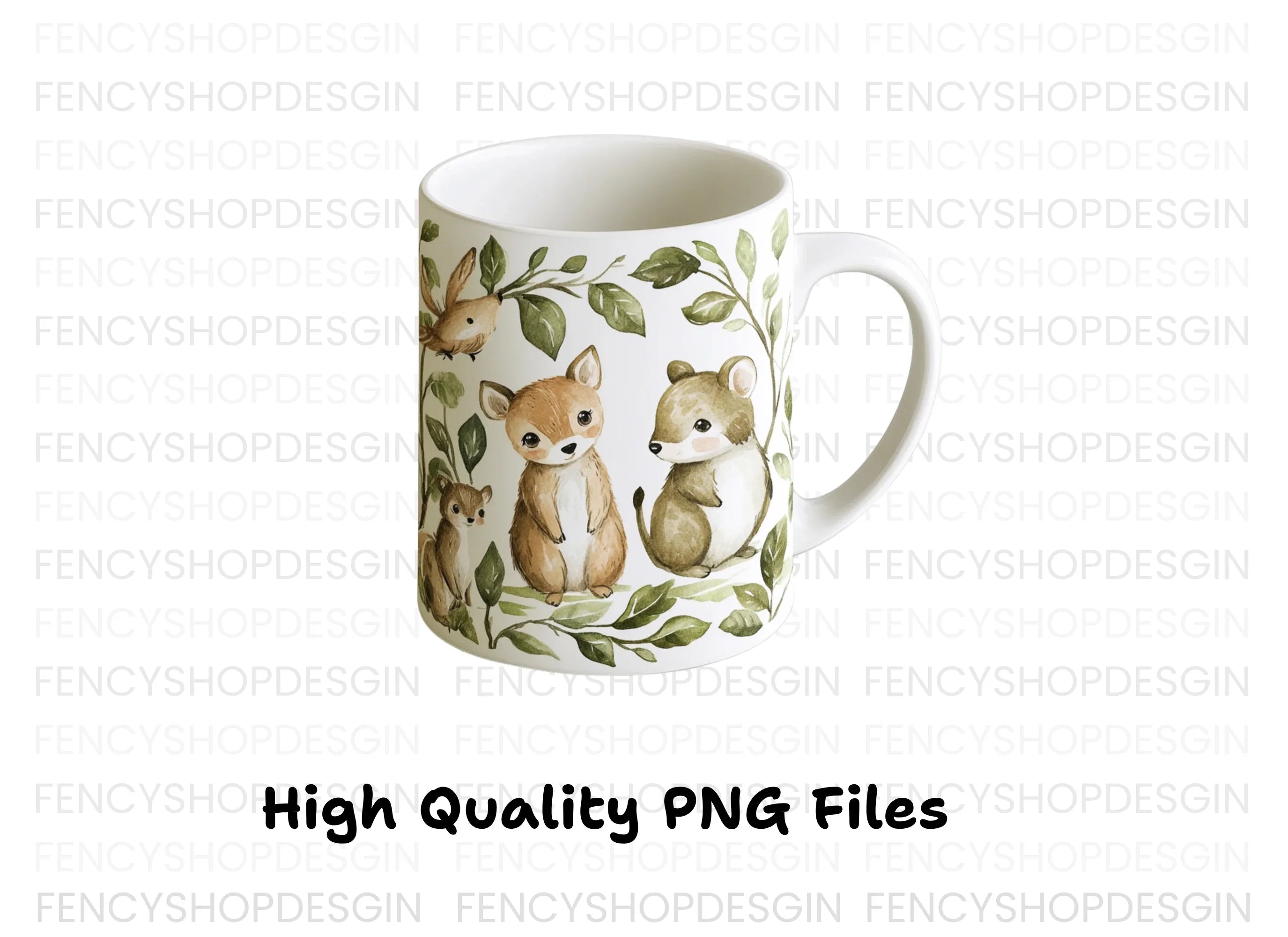 Cute Forest Animals Clipart Bundle
