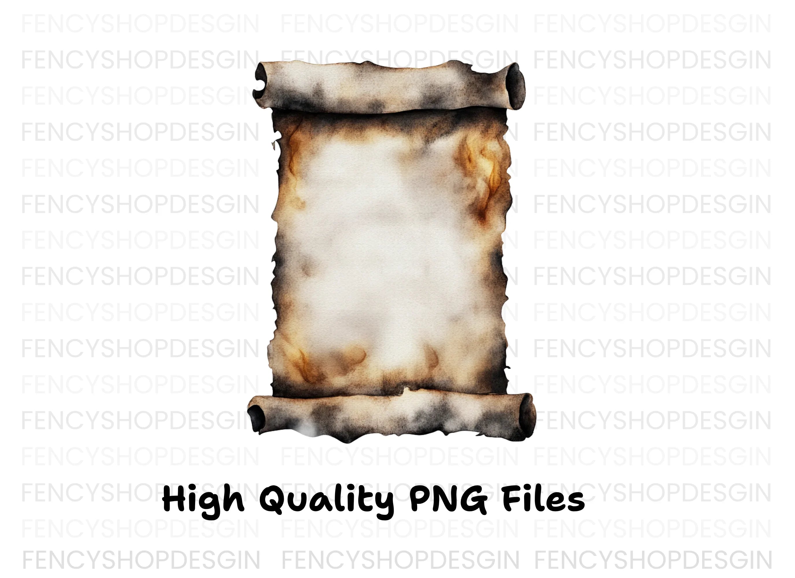 Vintage Scroll Clipart Bundle