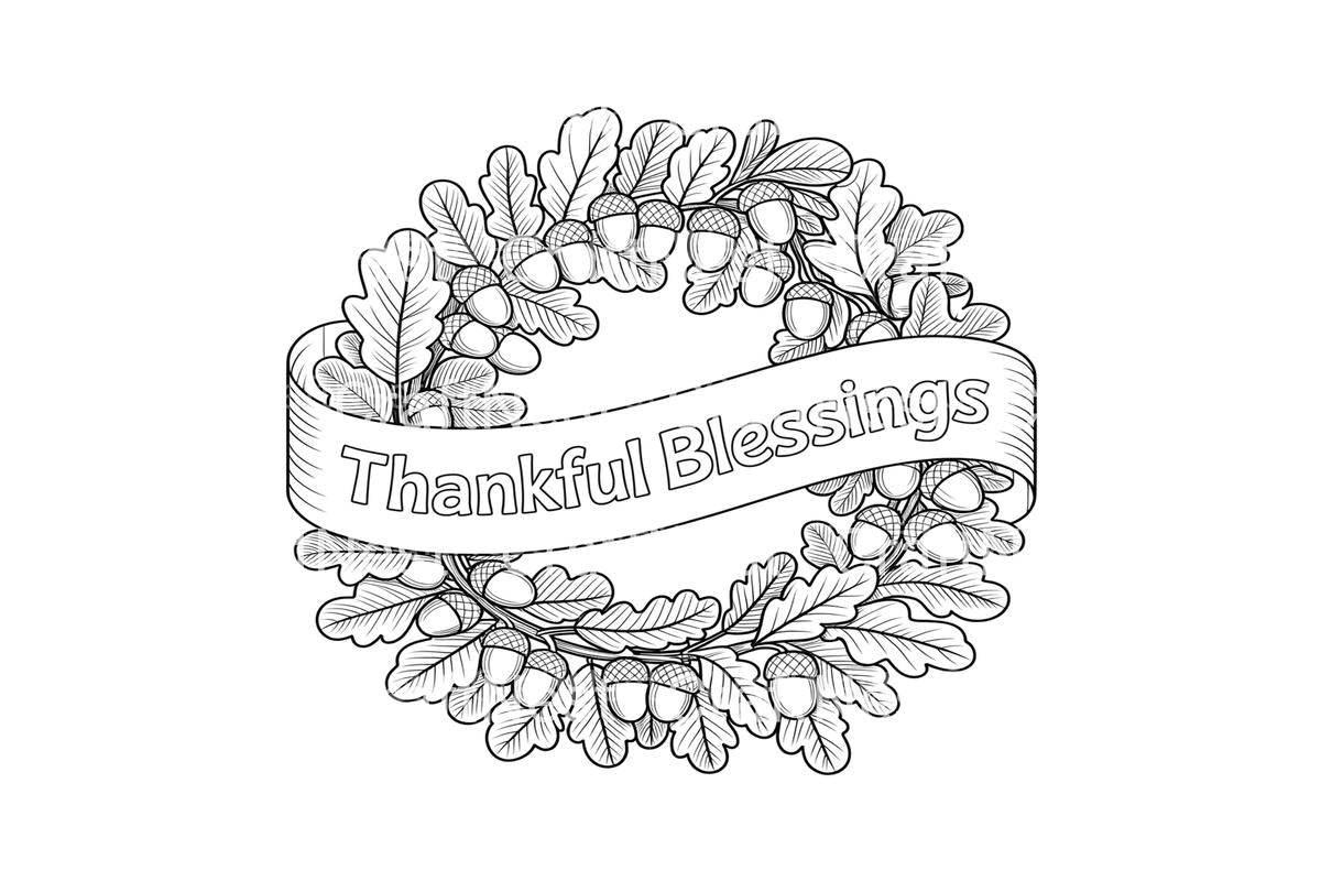 Family Is Everything Autumn Wreath Coloring Books