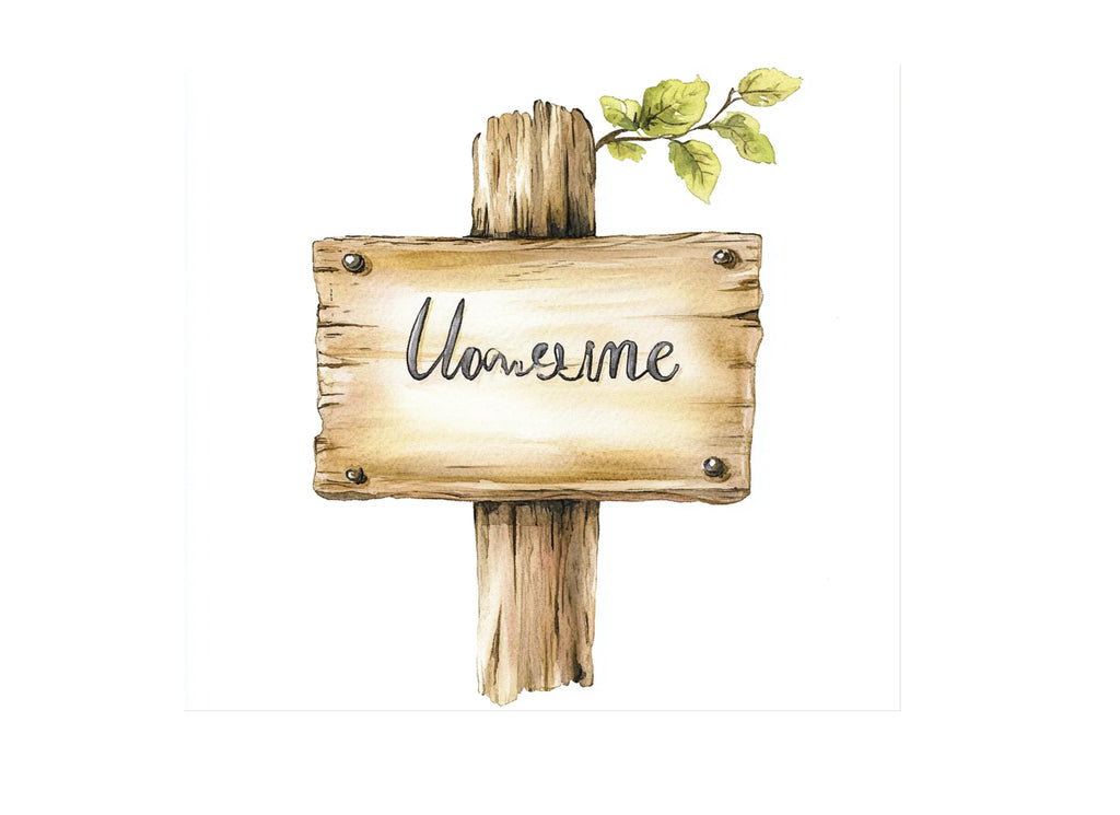 Rustic Wooden Signs Clipart Bundle