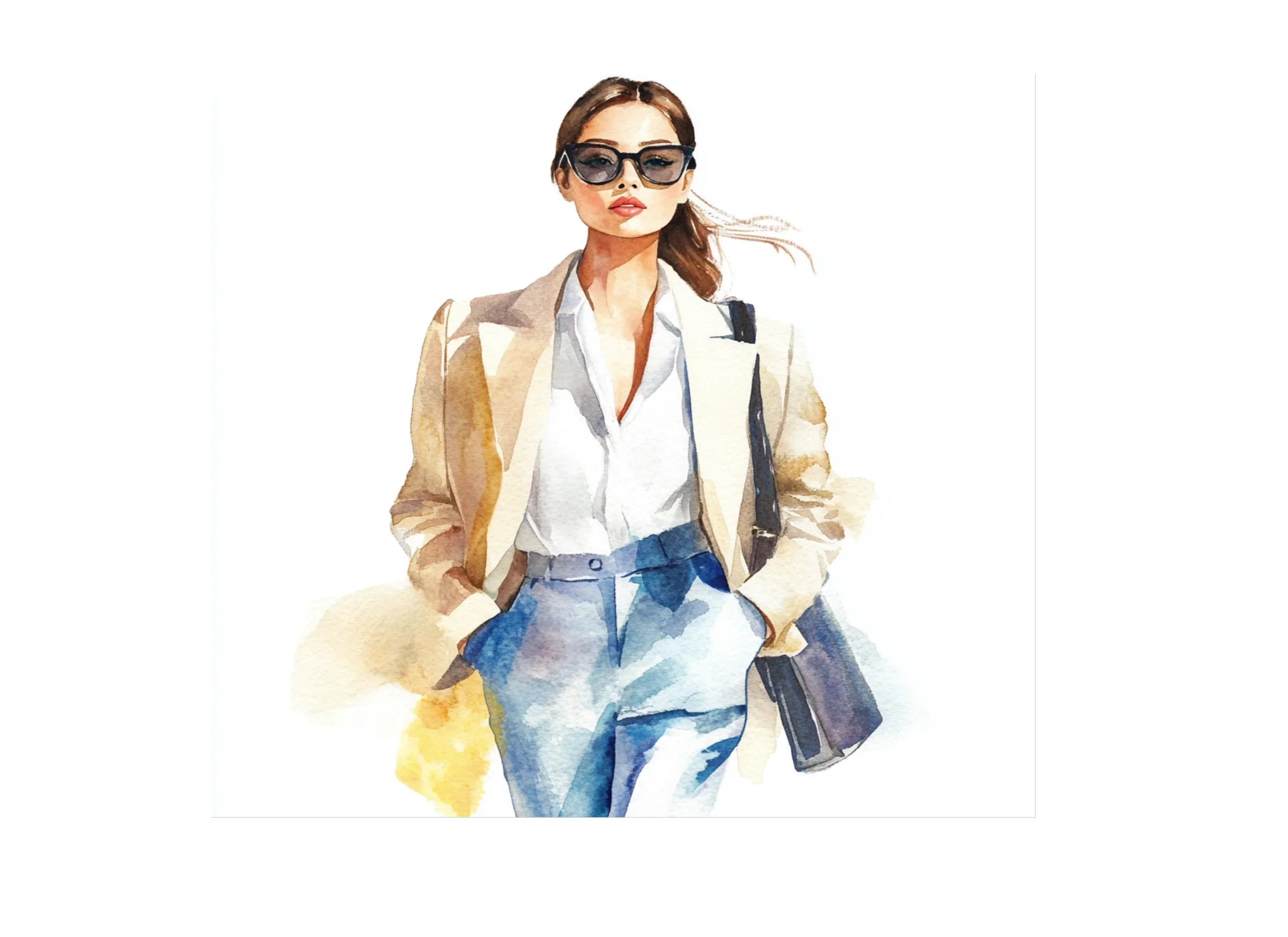 Fashionable Women Clipart Bundle