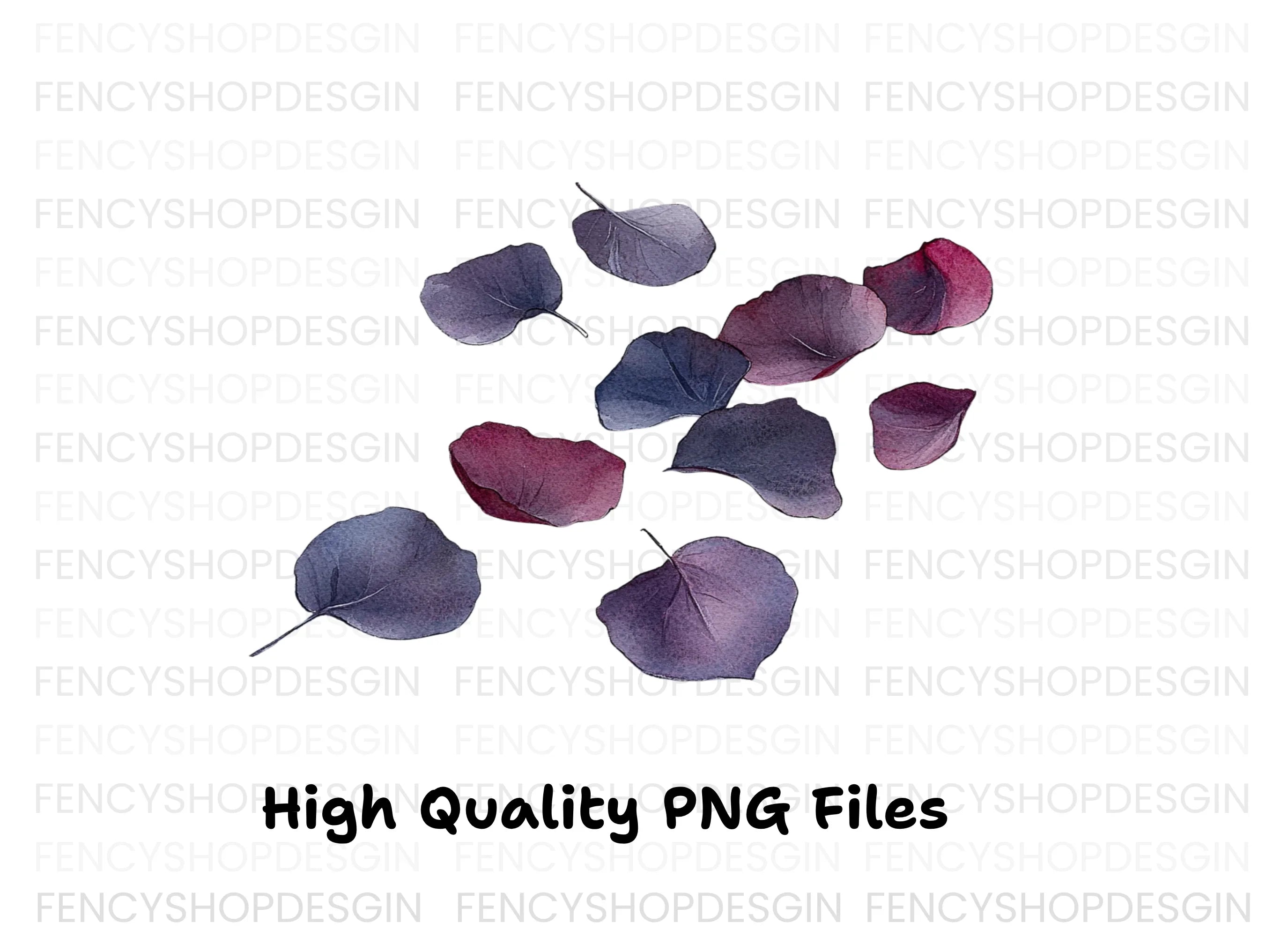 Eucalyptus Leaves Clipart Bundle