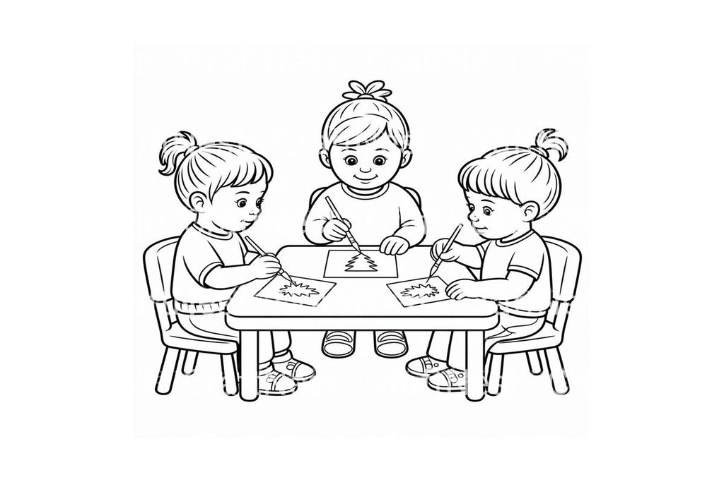 Winter Kids Activities Fun Coloring Books