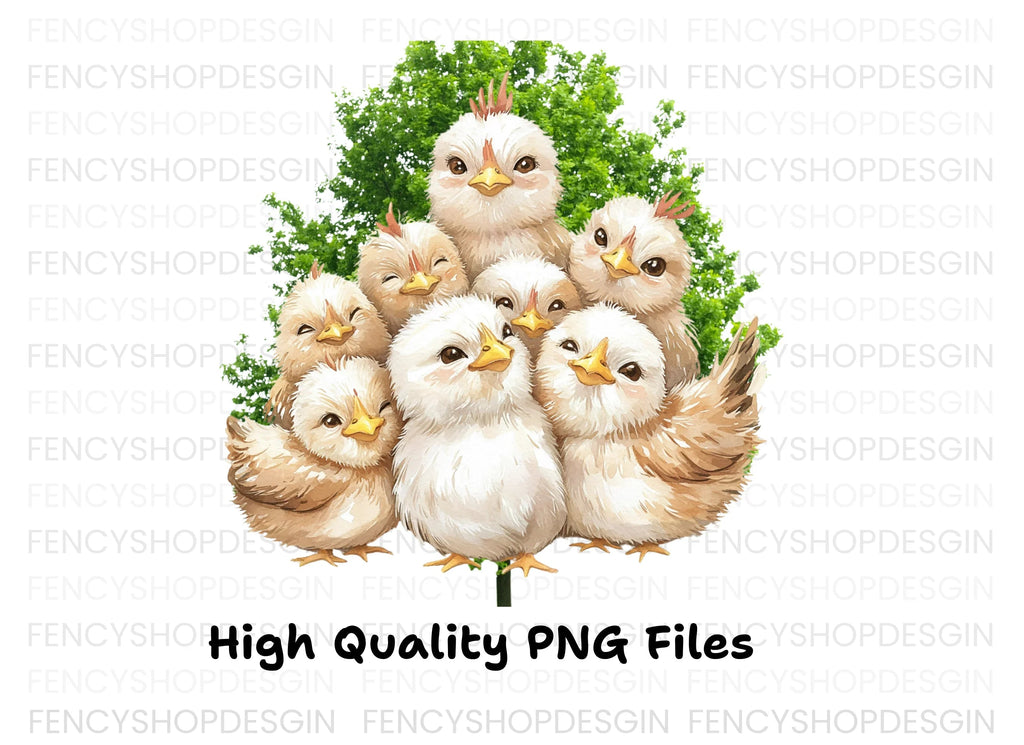 Adorable Baby Chicks Clipart Bundle