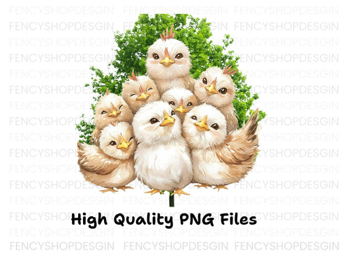 Adorable Baby Chicks Clipart Bundle