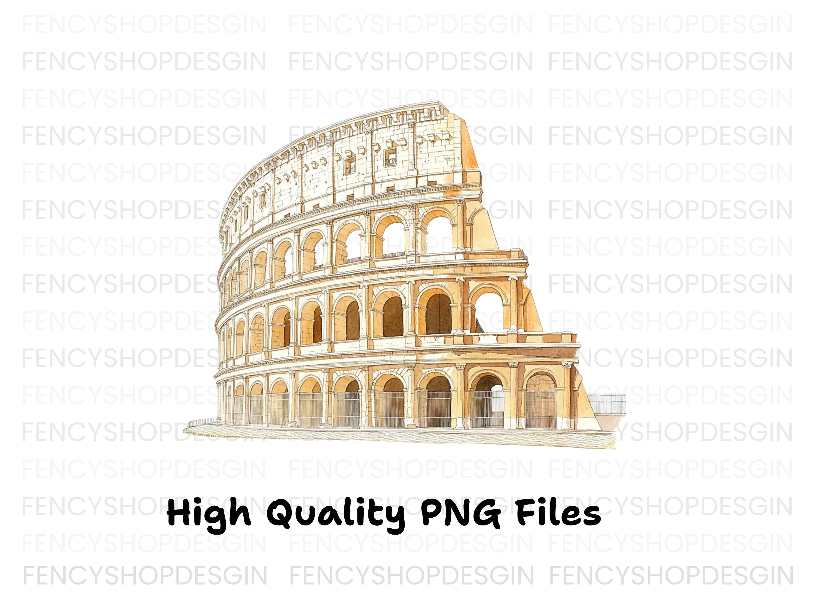 Colosseum Clipart Bundle