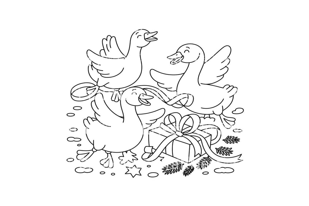 Christmas GooseFun Coloring Books