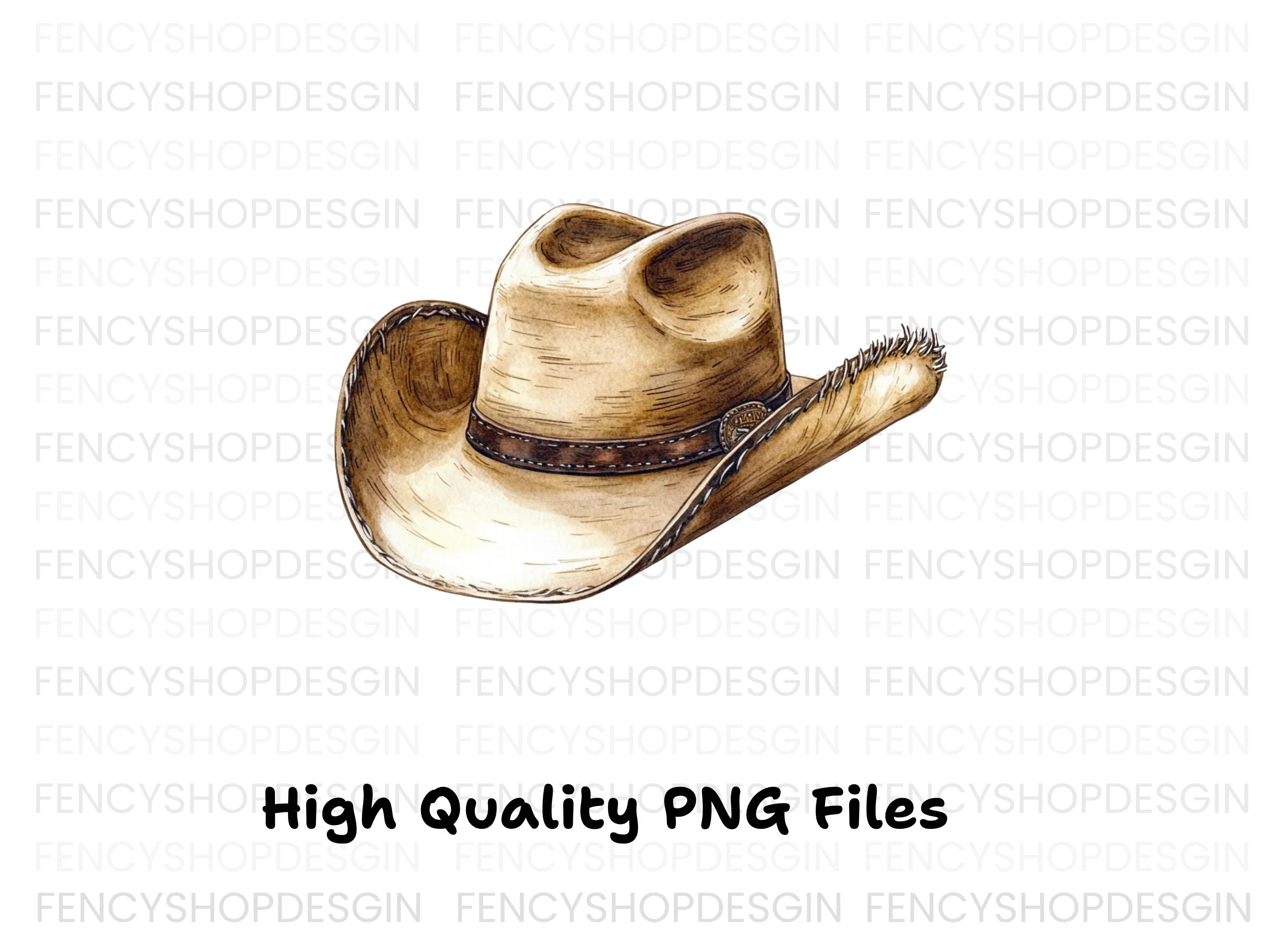 Cowboy Hat Clipart Bundle