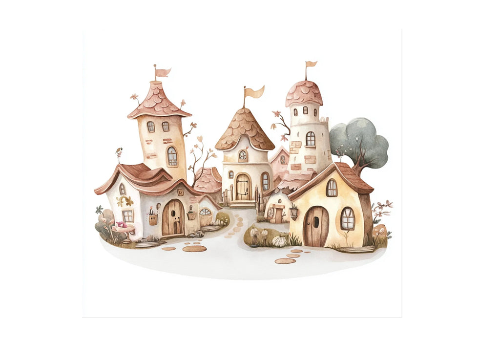 Fantasy Castle Clipart Bundle