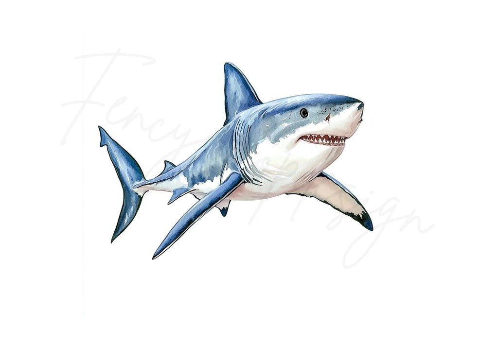 Great White Shark Clipart Bundle