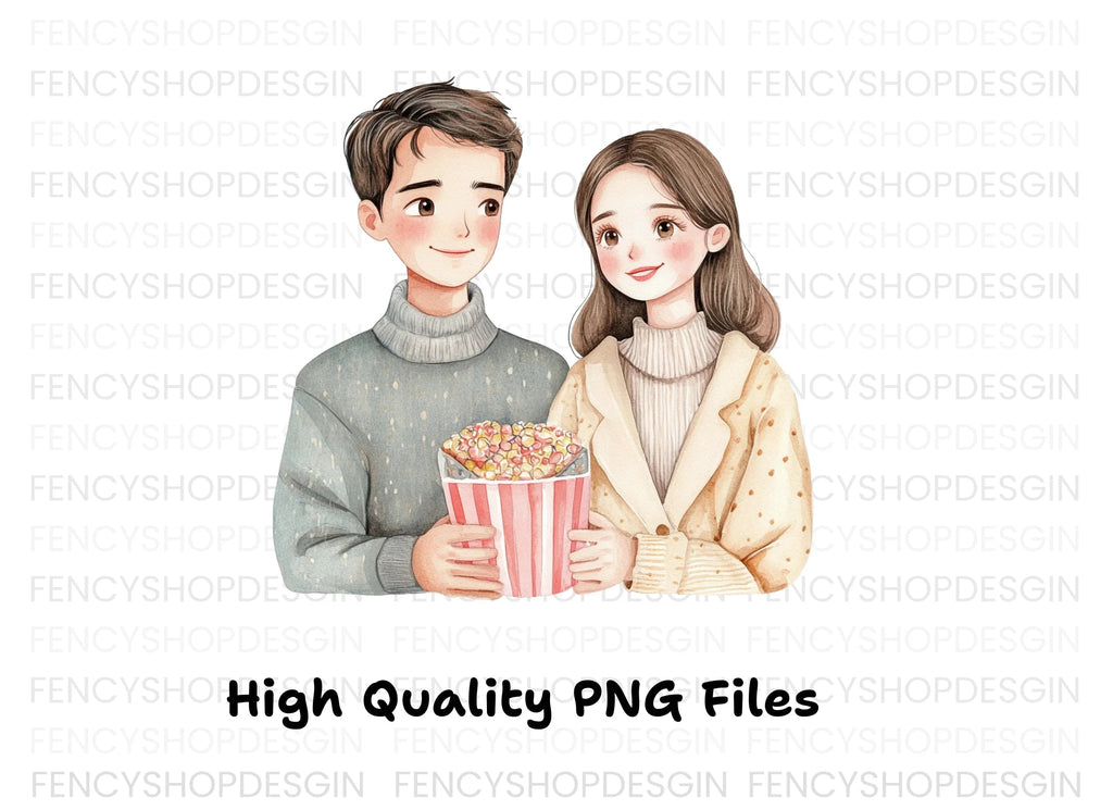Cozy Couple Outing Clipart Bundle