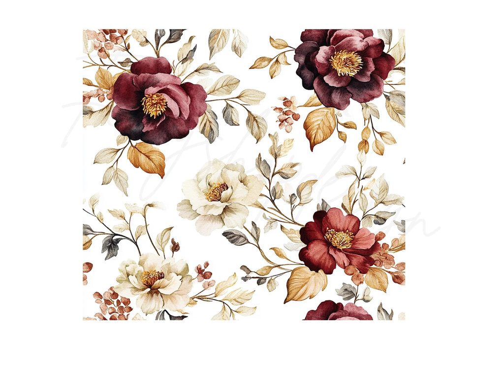 Vintage Floral Pattern Clipart Bundle