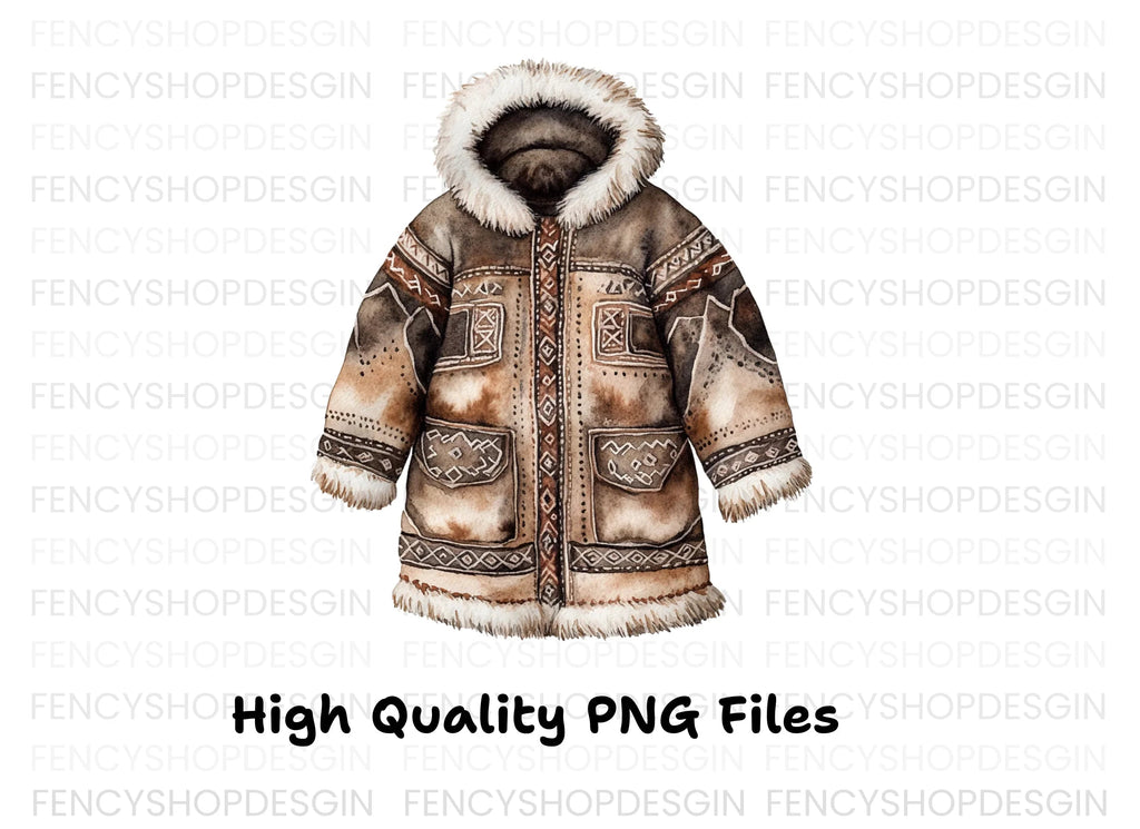 Winter Parka Clipart Bundle