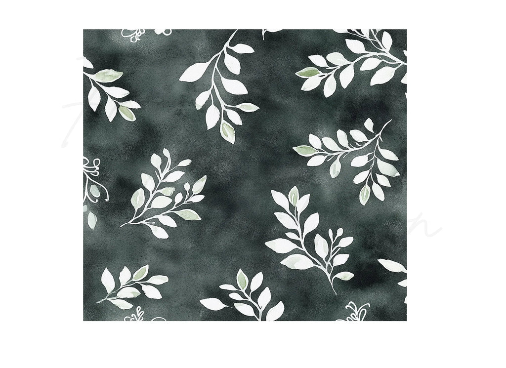 Chalkboard Floral Foliage Clipart Bundle