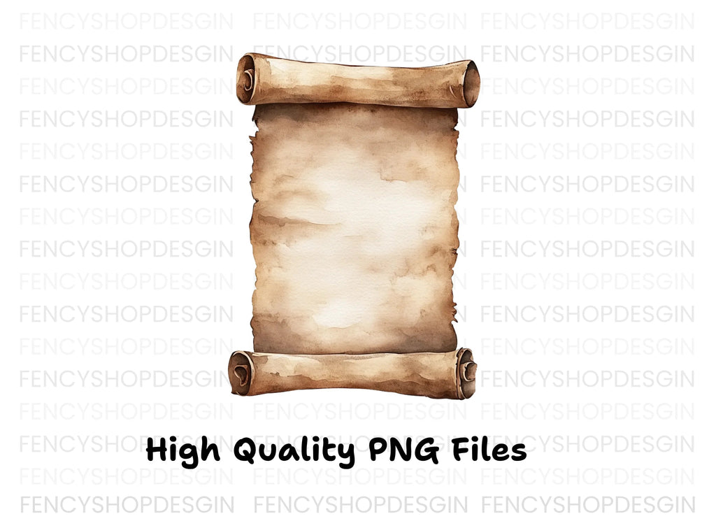 Vintage Old Scroll Clipart Bundle