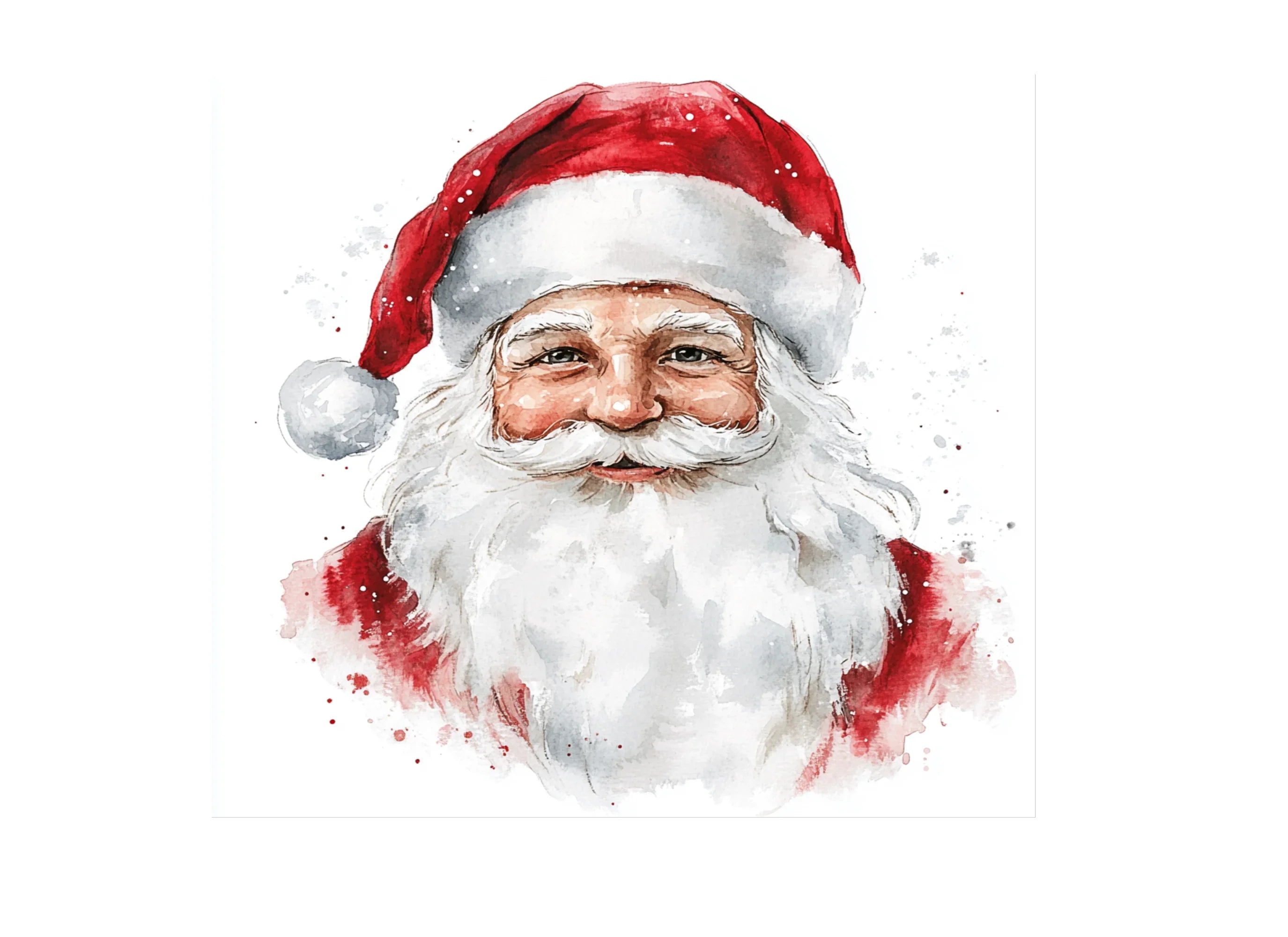 Jolly Santa Claus Illustrations Clipart Bundle