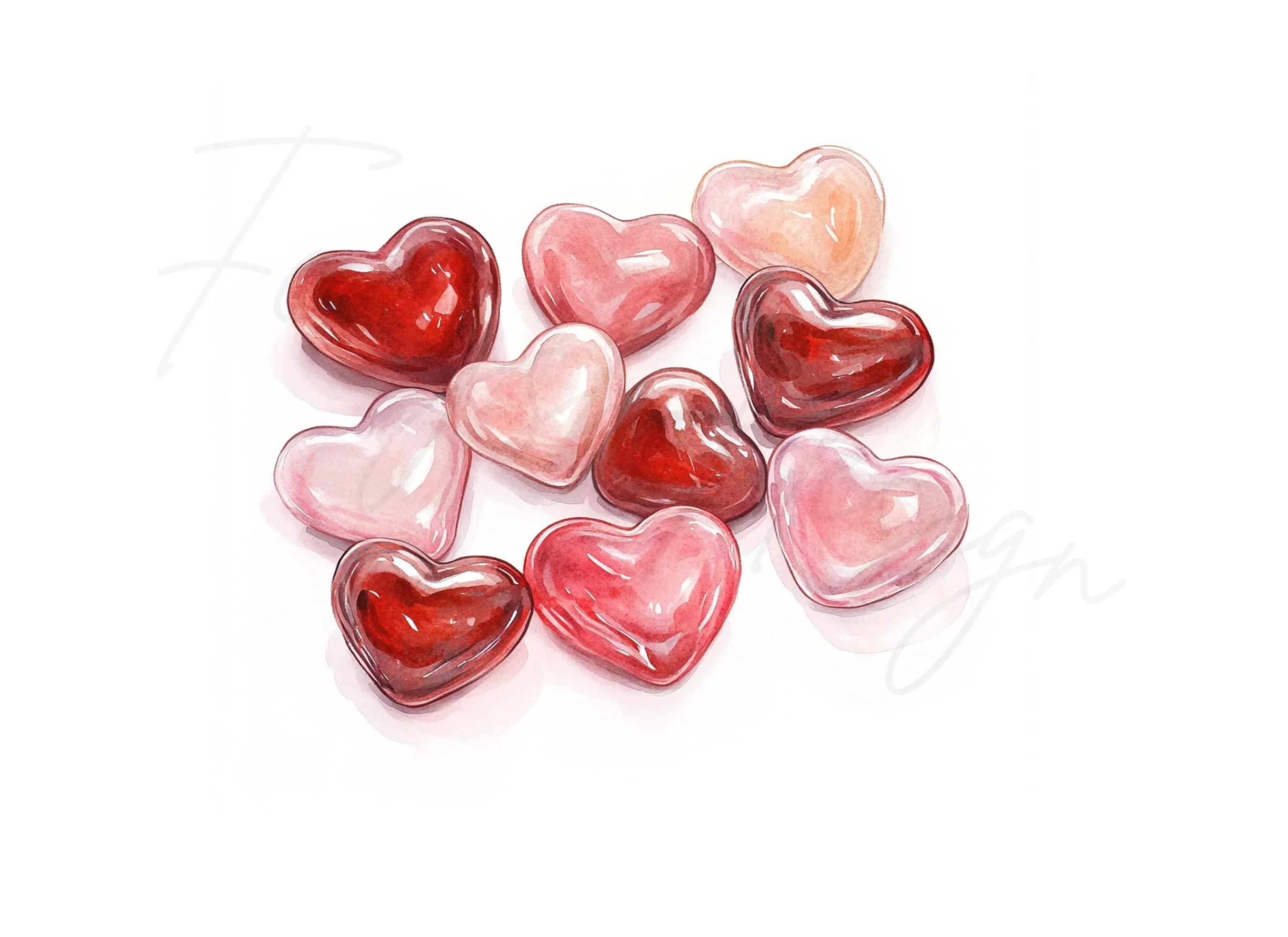 Heart Candies Clipart Bundle