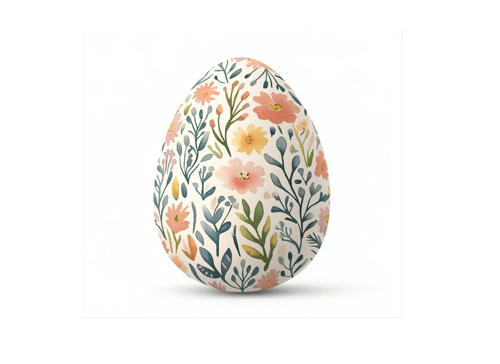 Floral Easter Eggs Clipart Bundle