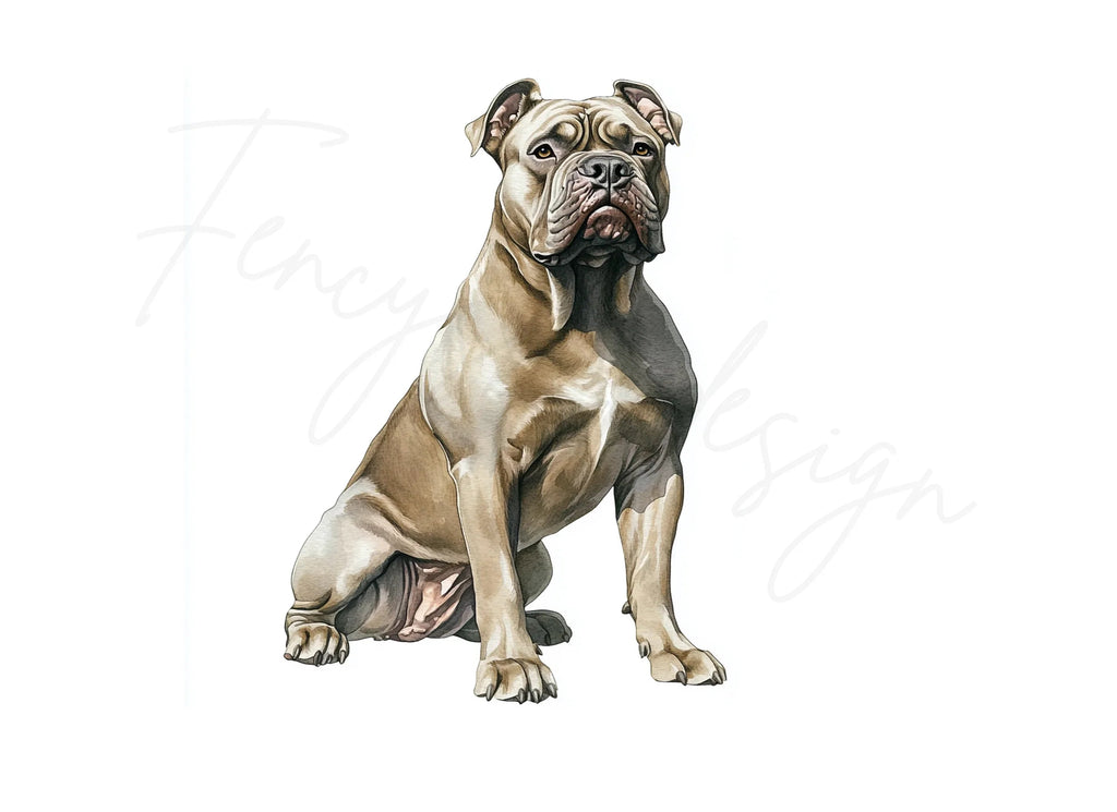 Bullmastiff Dog Clipart Bundle