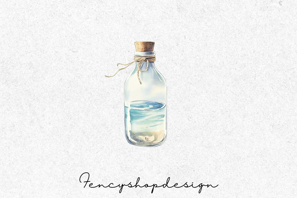 Message in a Bottle Clipart Bundle