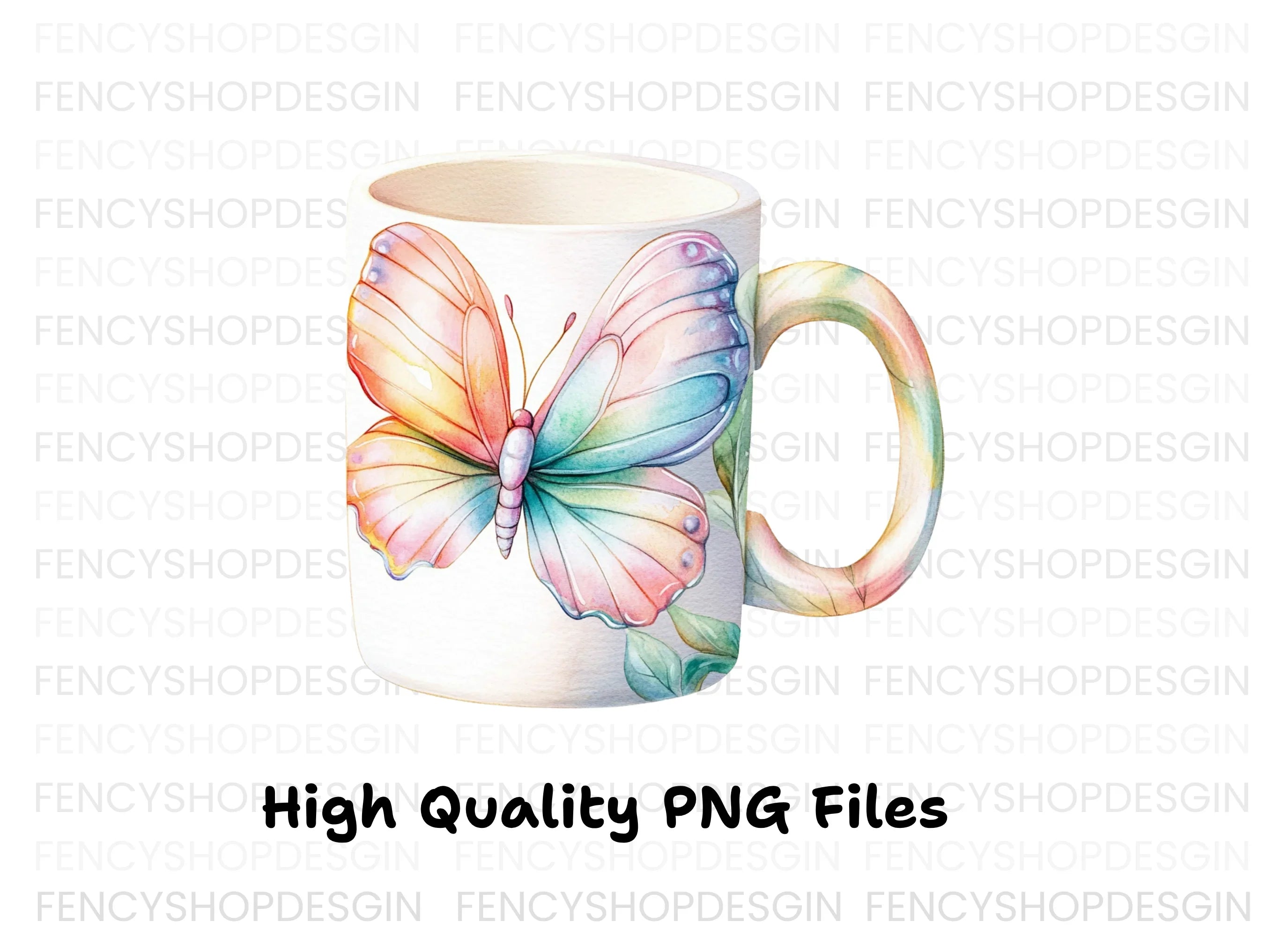 Colorful Butterfly Clipart Bundle