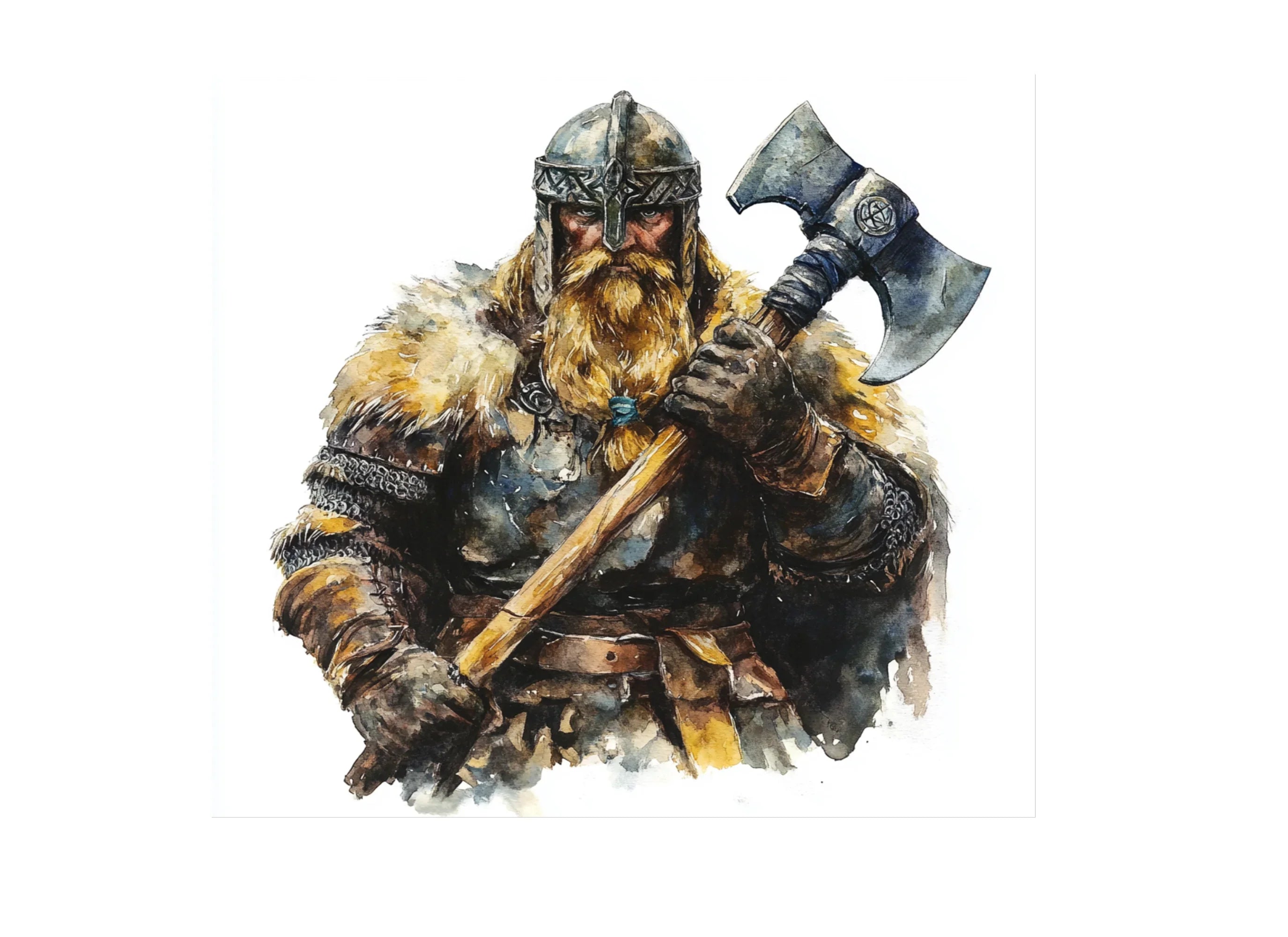 Viking Warriors Clipart Bundle
