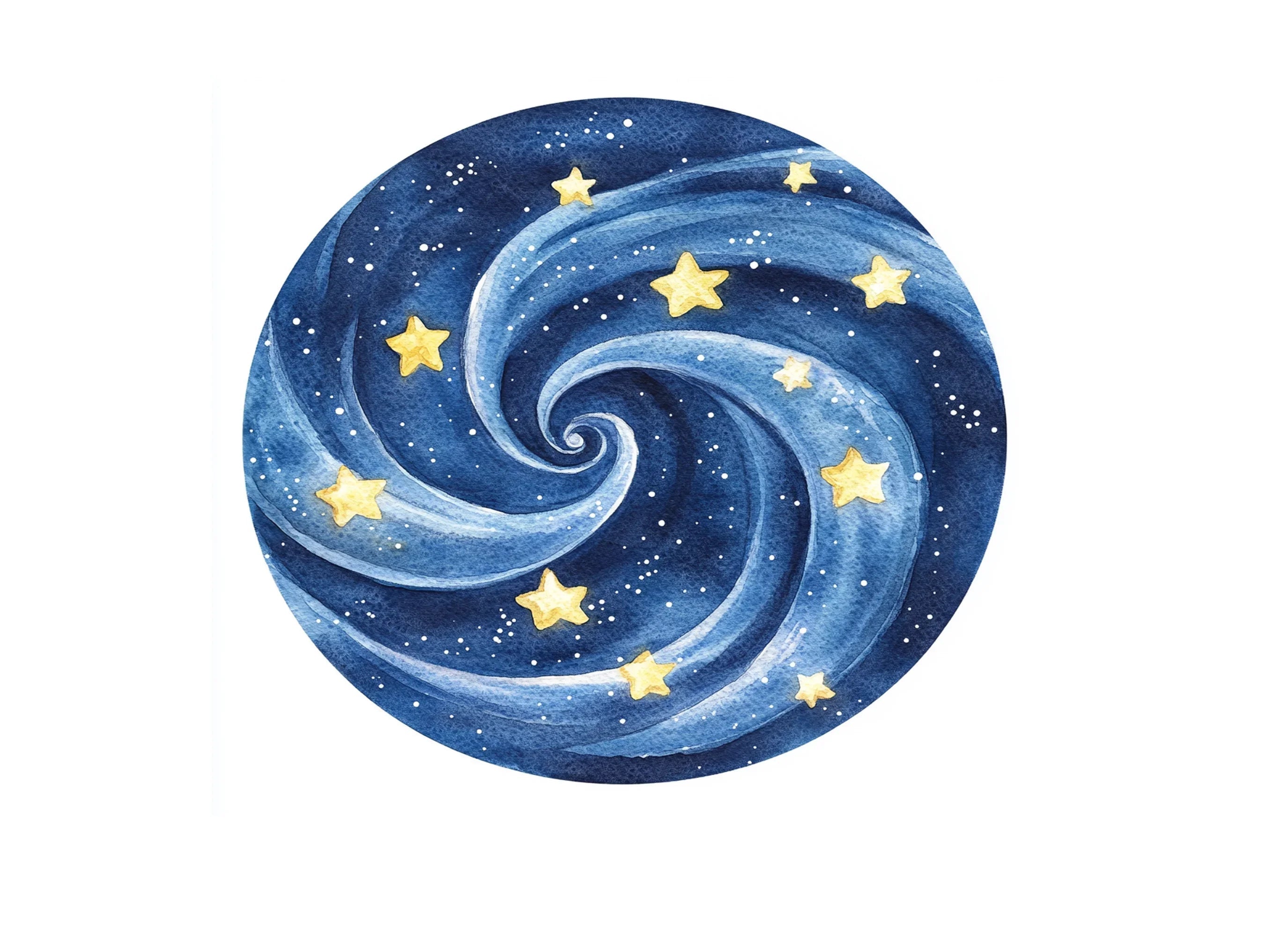 Night Sky Stars Clipart Bundle