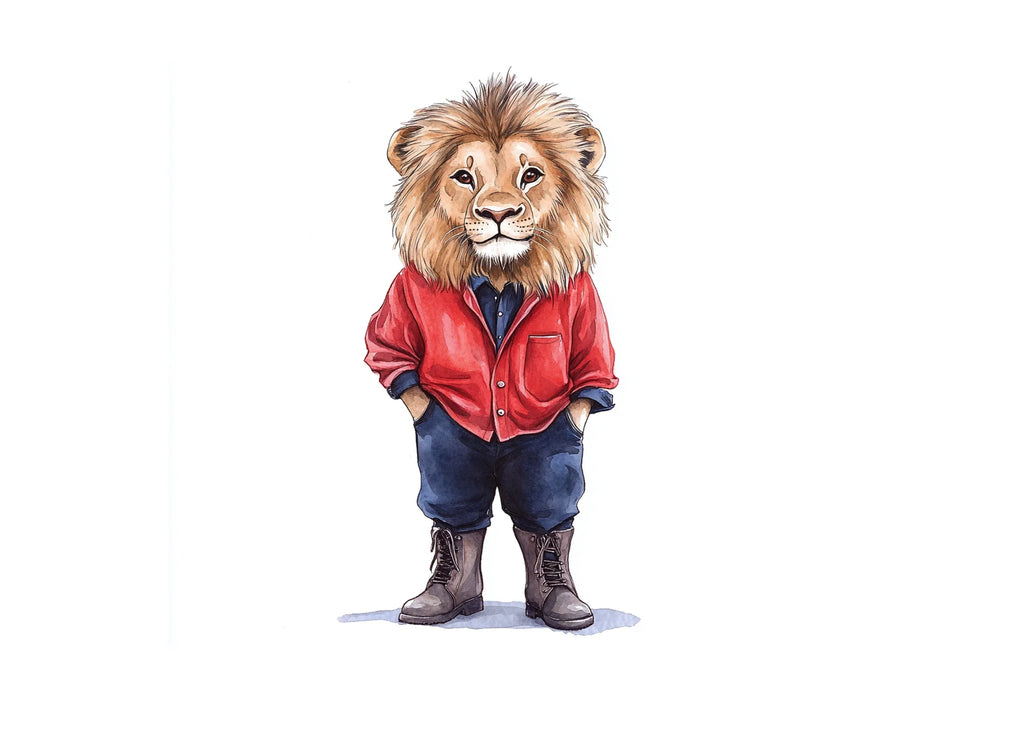 Stylish Lion Clipart Bundle