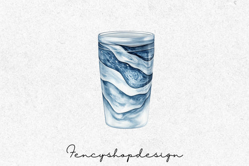 Abstract Tumbler Clipart Bundle