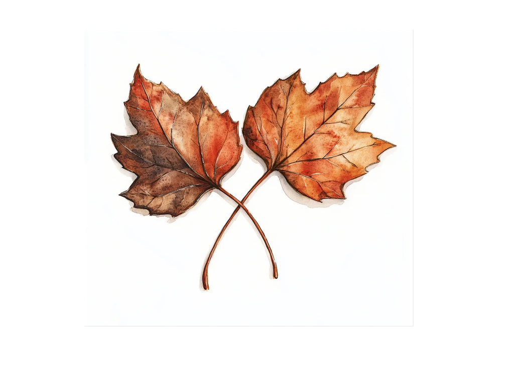 Maple Leaves Love Clipart Bundle